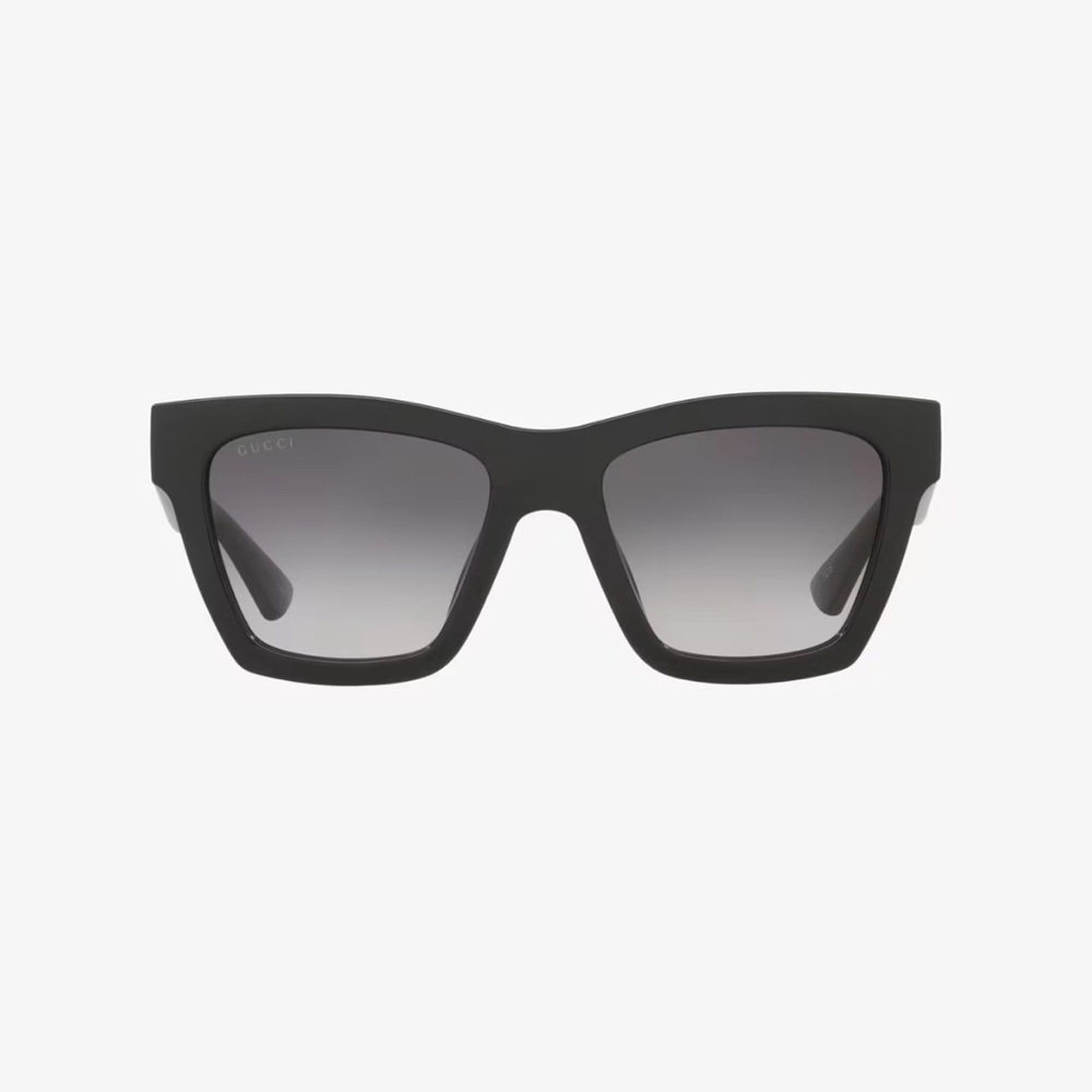 Gucci Black and‎ Gold Square Sunglasses - Picture 2 of 14